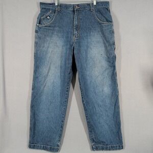 Kani Mens Jeans 40x34 Blue Denim Carpenter Style Baggy Wide Grunge Y2K 90s